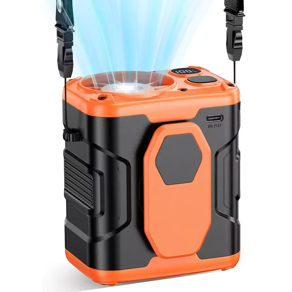 Portable Waist Fan + Power Bank